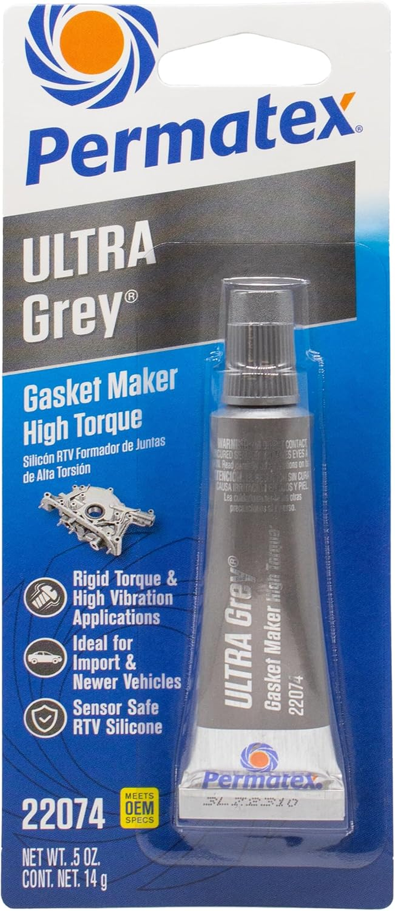 Permatex Ultra Grey RTV Silicone Gasket Maker, 368 g - Picture 11 of 15