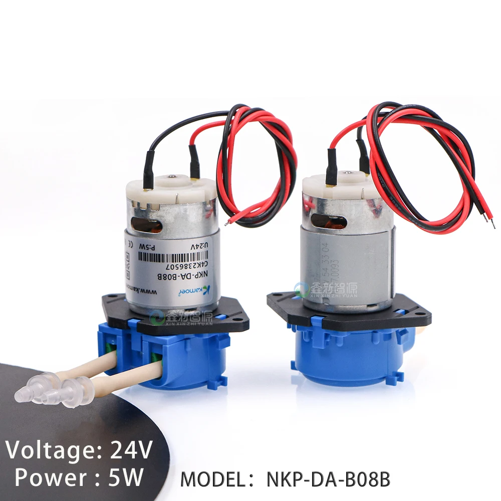 Heat Press Machine Ink Pump DTF Printer White Ink Circulation Motor 24V/DC NKP-DA-B08B Eco-solvent Printer Peristaltic pump