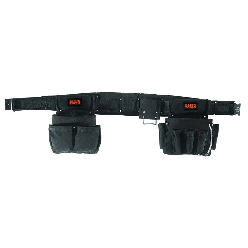Electrician Combo Belt Pouches Multiple Storage Durable Abrasion Resistant Black
