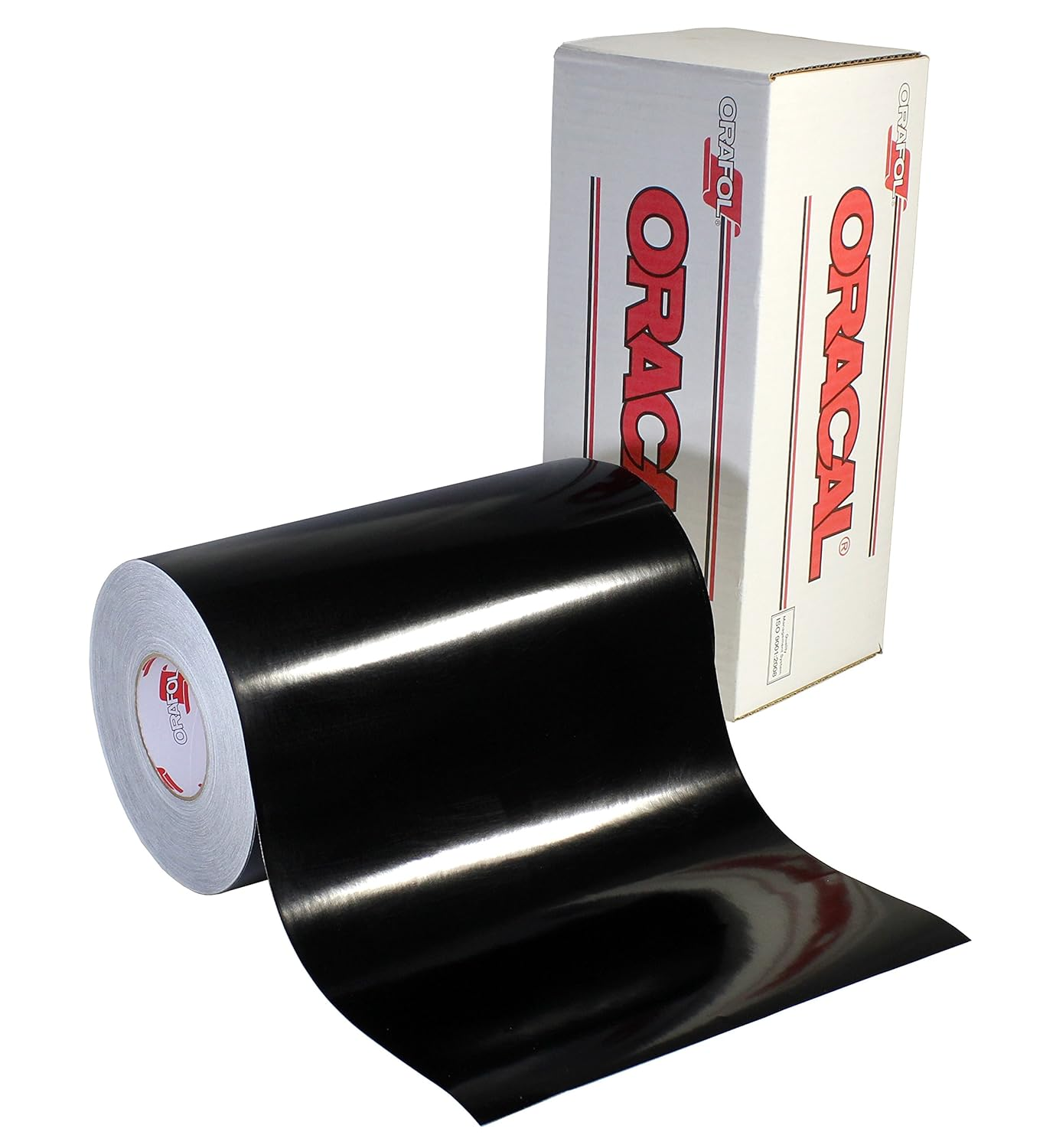 651 Permanent Adhesive Black Gloss Vinyl (12