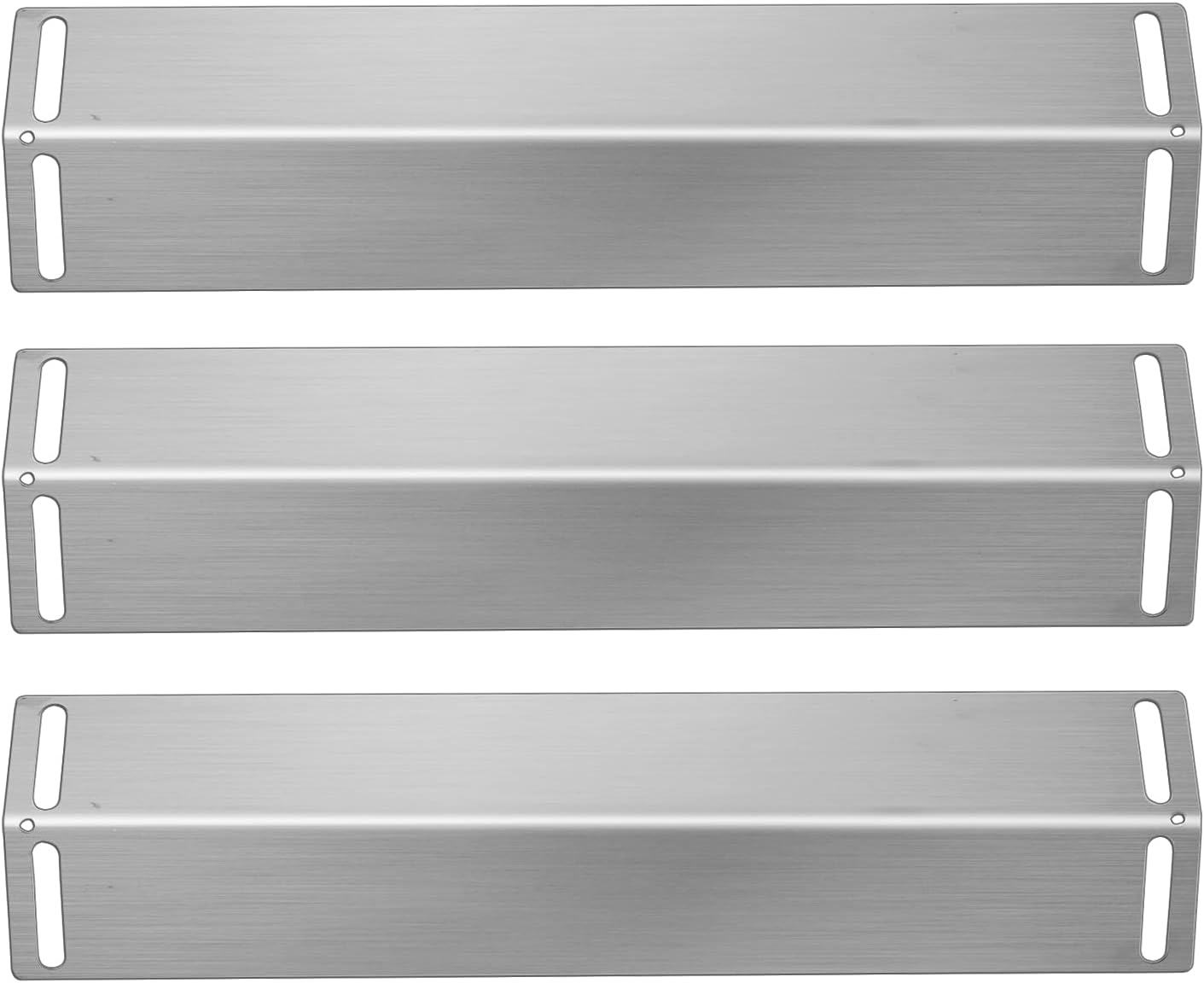 16 1/2 Inch Grill Heat Plates Shield Burner Covers BBQ Gas Grill Replacement Parts, Heat Tent for Charbroil 463211513, 463211514, 463211512, BBQ Grillware GGPL-2100, GGPL2100, Smoke Canyon