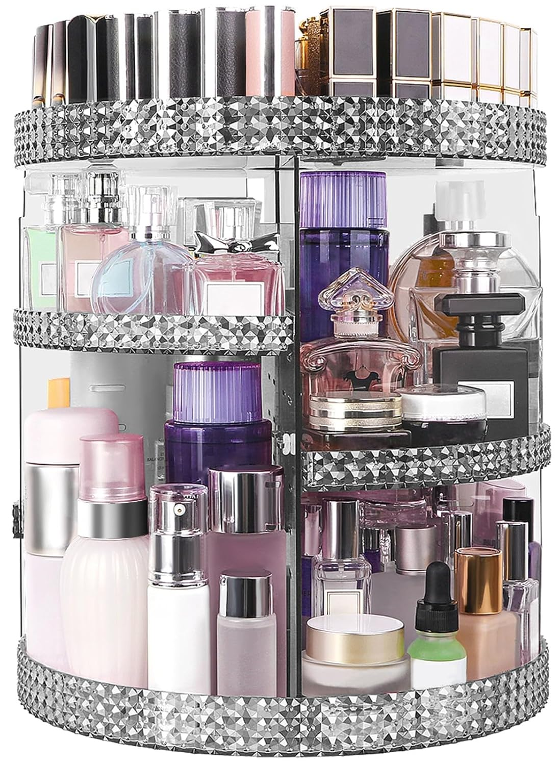 360° Rotating Makeup Organizer - Extra Large 7 Layer Acrylic Storage Unit