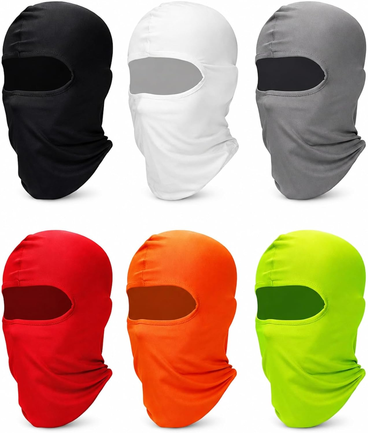 SATINIOR 6 Pcs Ski Balaclava Men Full Face Cover Mask