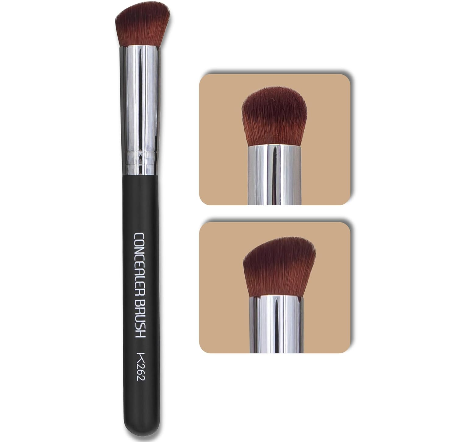 Concealer Brush - Angled under Eye Concealer Brush & Nose Contour