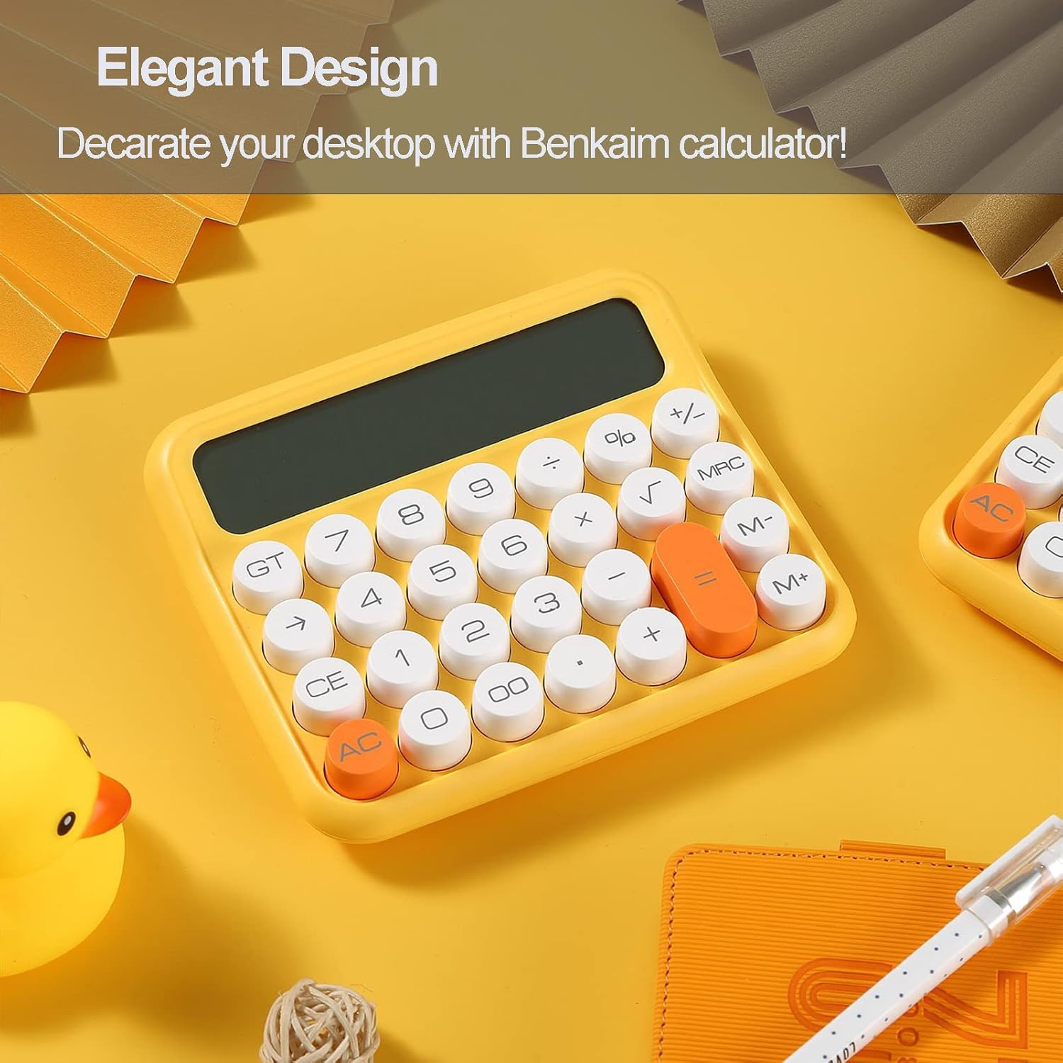 Benkaim Calculators, Desk Calculator,Basic Standard Calculator,12 Digit Large... - Picture 8 of 19