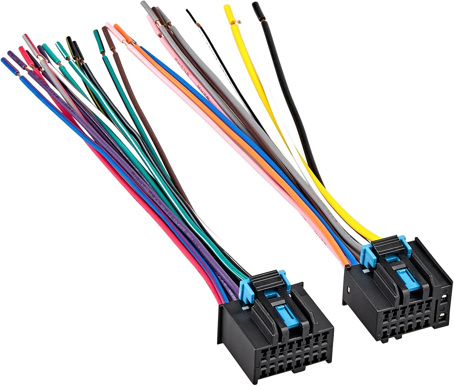 Factory Stock OE Radio Stereo Wire Harness Adapter Replace Compatible with GM GMC Chevrolet Pontiac Buick 2006-2017 Original Male Plug Not for Add Aftermarket Radio