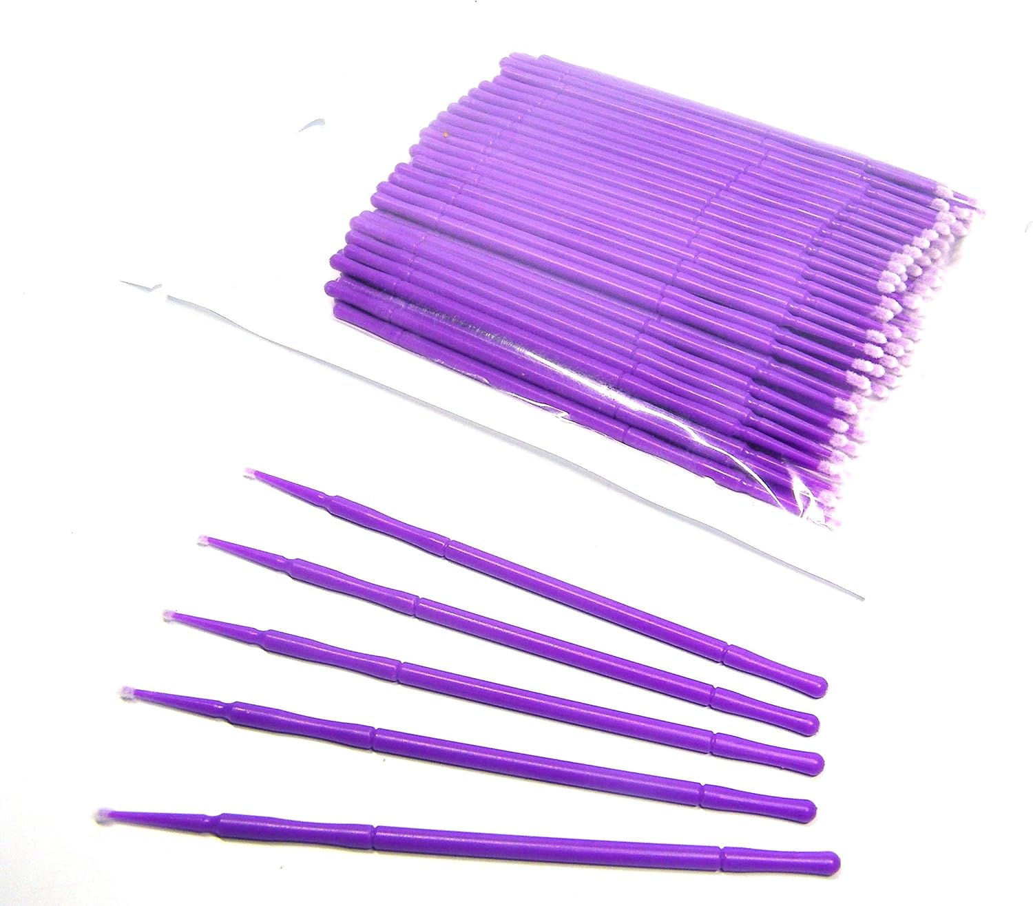 NSI 100 1.5Mm Fine Touch up Micro Brush Applicator for Detail Painting or Clean