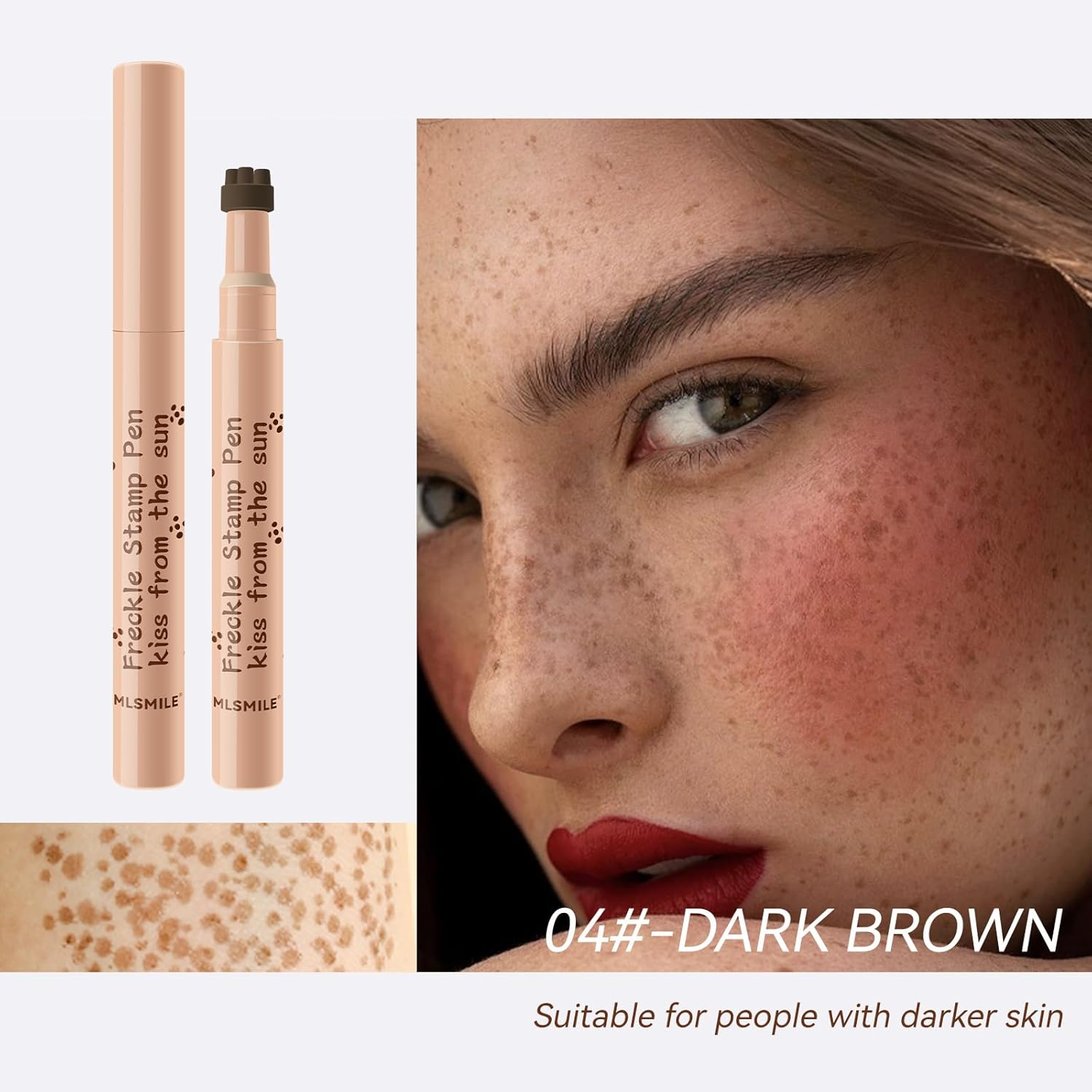 WALULAN Freckle Pen Henna Freckles Sweatproof Waterproof Long Lasting Small F... - Picture 4 of 13