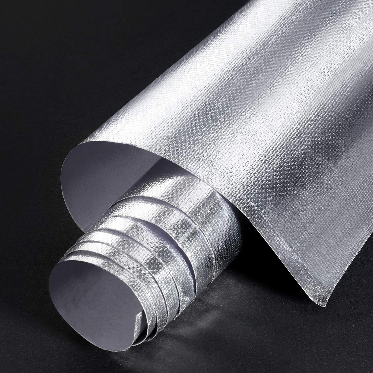 BBTO Heat Reflective Sheet Adhesive Backed Aluminized Fiberglass Heat Shield