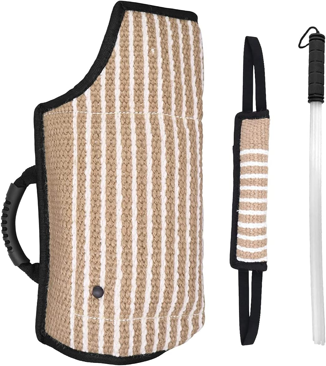 Young Dog Bite Sleeve Set Professional Biting Arm Suit Puppy Training Protection