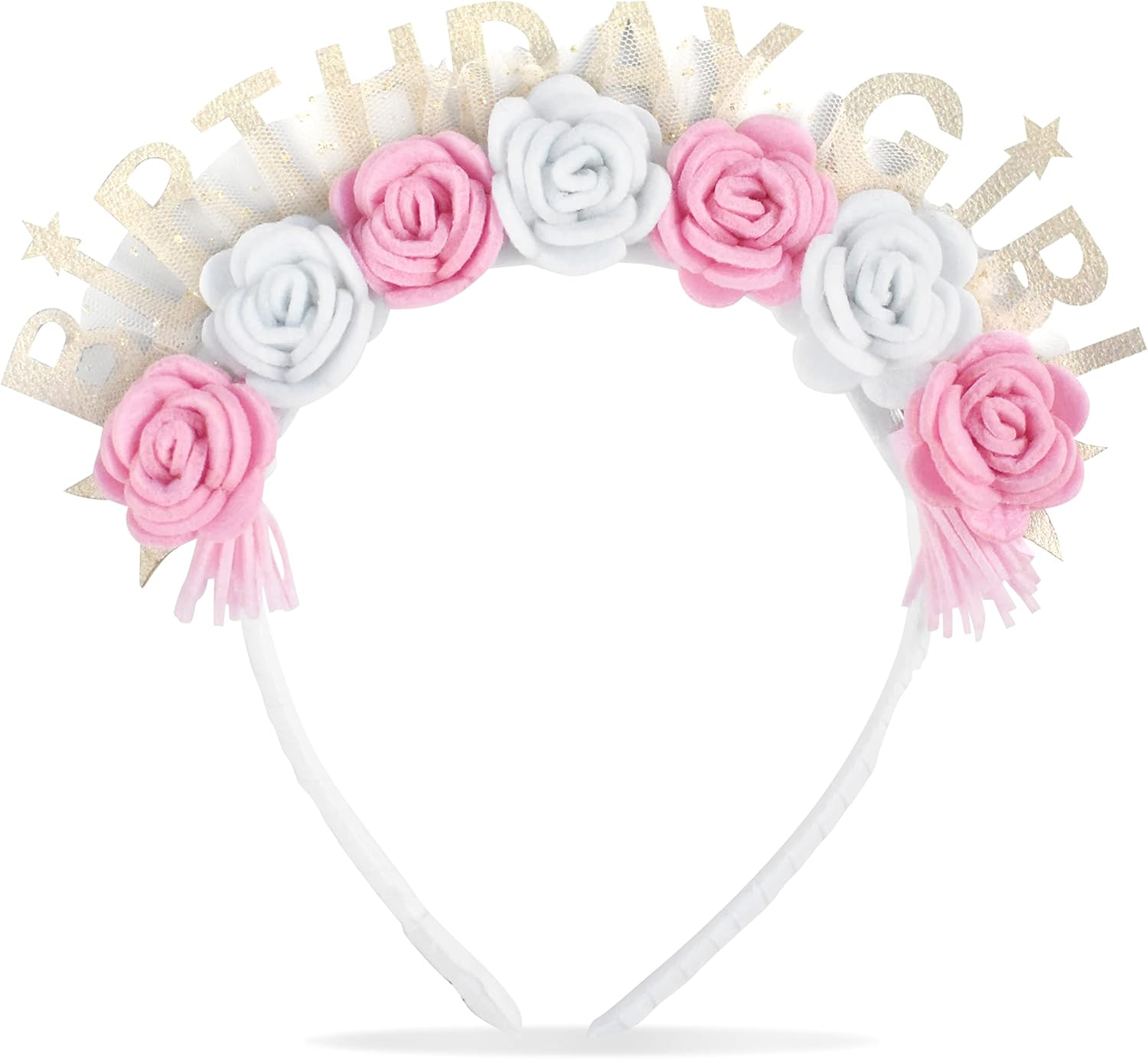California Tot Animal Headbands with Glitter Ears & Felt Flowers for Toddlers... - Picture 11 of 17