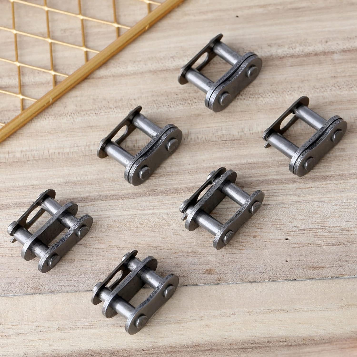 AIEX 8pcs #40 Chain Master Links, Steel Alloy Heavy Duty Roller Chain Connect... - Picture 6 of 13