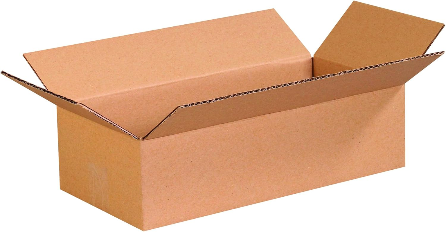 16 X 8 X 4 Corrugated Cardboard Boxes, Flat 16