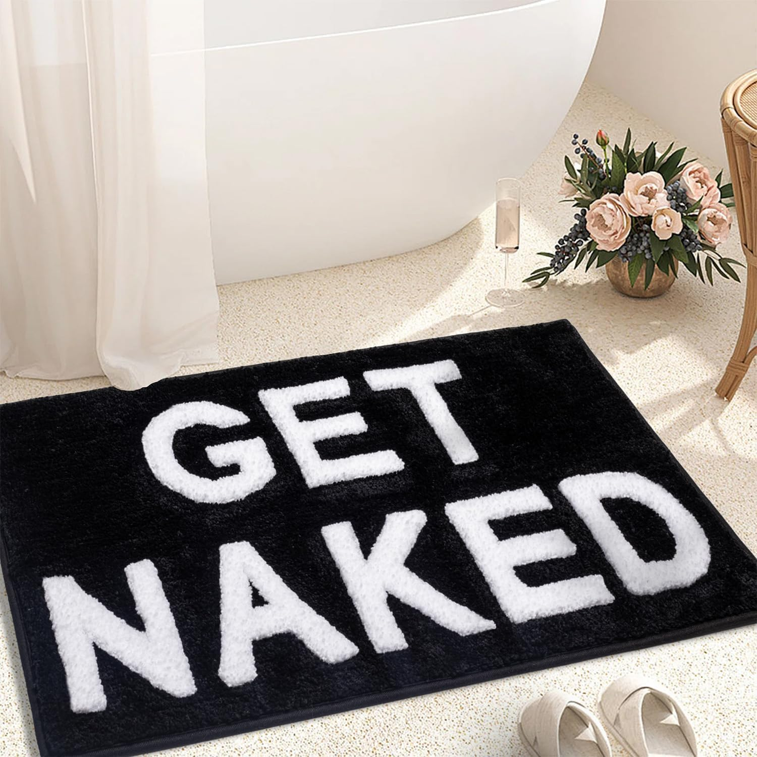 Get Naked Bath Mat Cute Bathroom Rugs 16