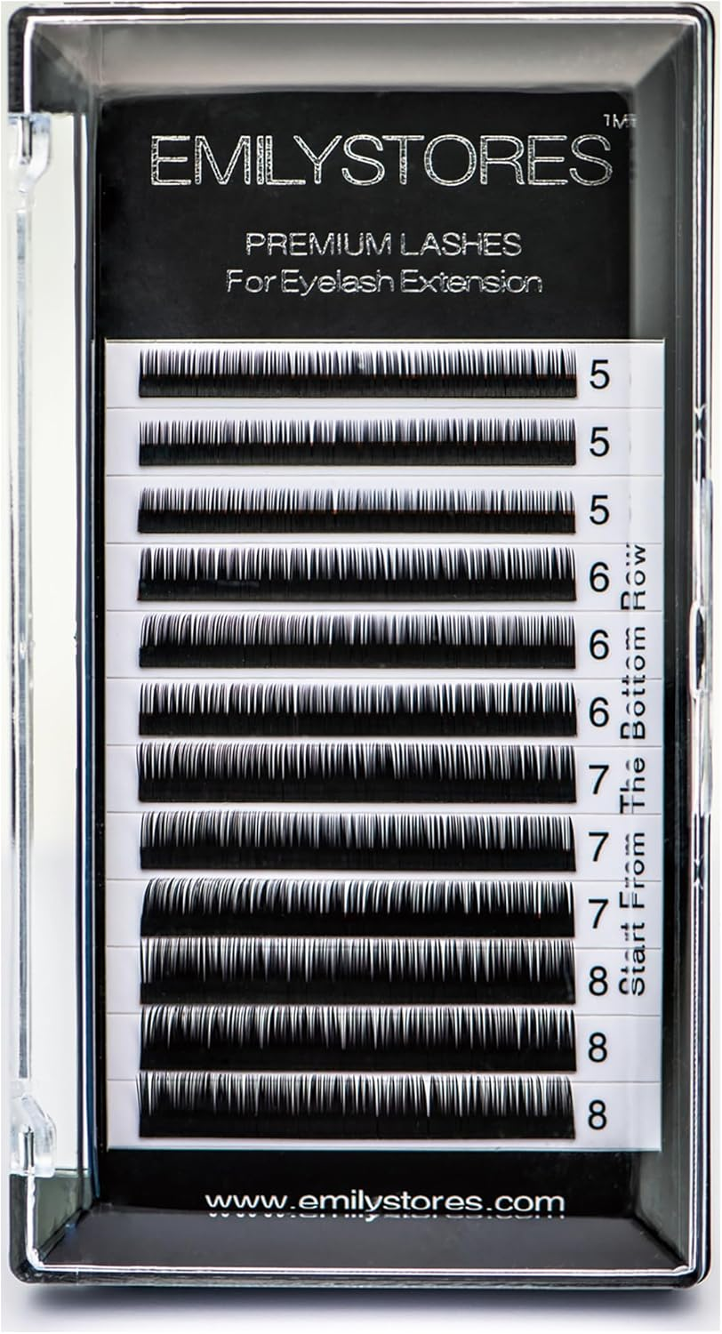 EMILYSTORES Lash Eyebrow Extensions Colour Brown Thickness 0.10 mm Length 5/6... - Picture 4 of 16