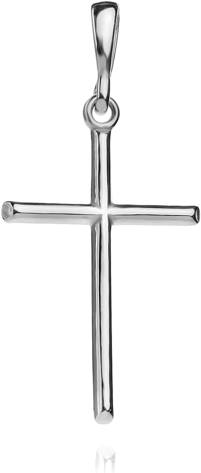 Cross Sterling Silver 925 Pendant Minimalistic Religious Unisex Jewelry