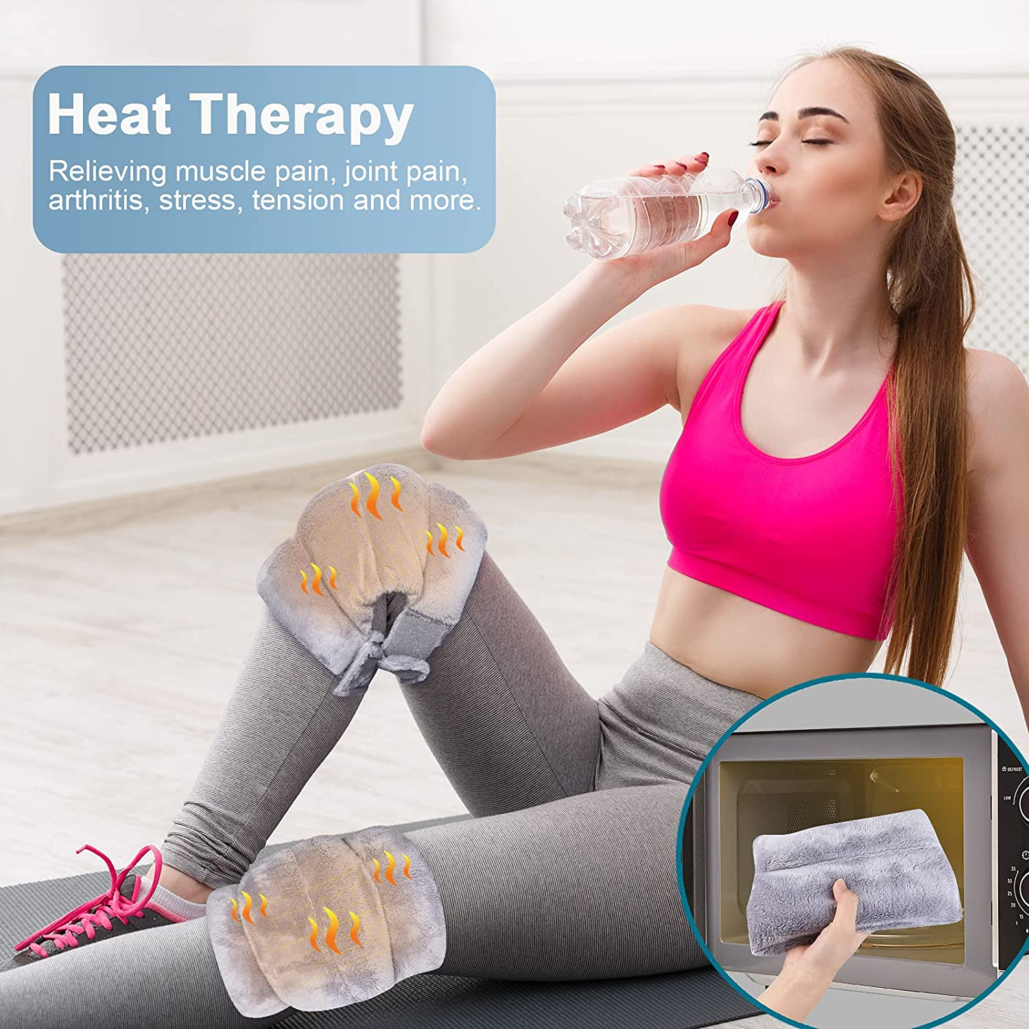 REVIX Microwave Heating Pad for Knee Pain Relief & Arthritis Elbow,Muscle and... - Picture 5 of 9