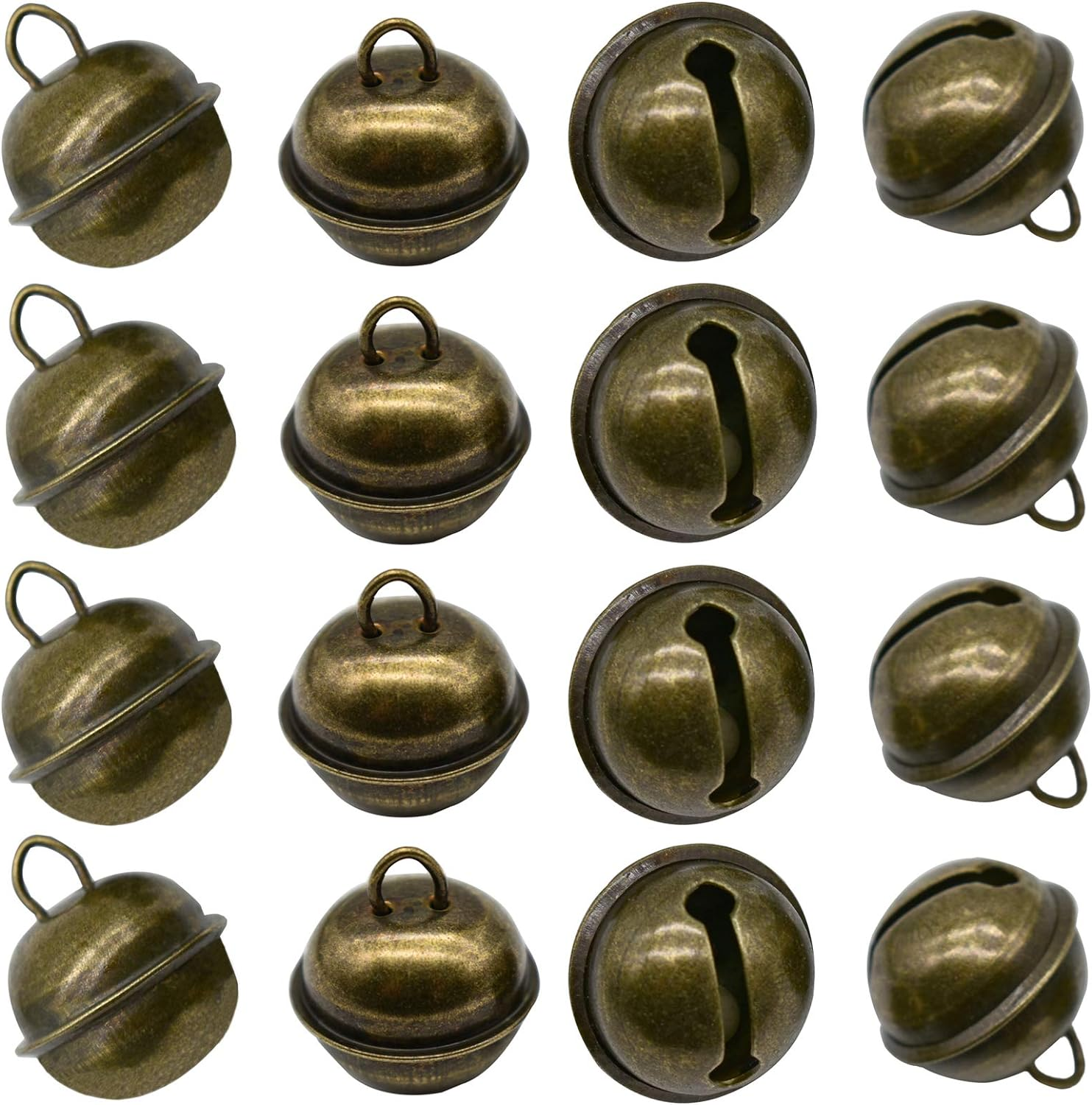 20 PCS Campanas Vintage de 1 Pulgada Decorativas de Cobre para Mascotas Artes