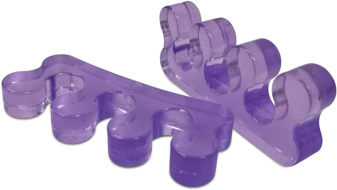 NGT New Guide Steps Yoga Toes Blue Toe Stretcher & Toe Separator Stop Foot Pain and Boost Athletic Performance (Purple)