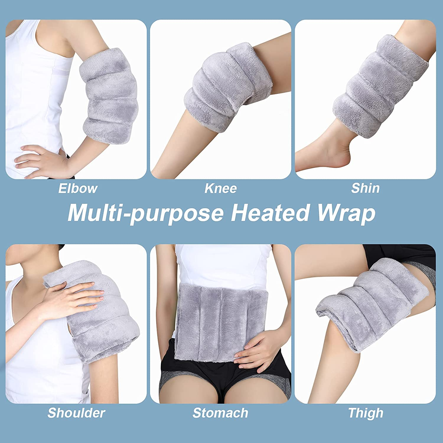 REVIX Microwave Heating Pad for Knee Pain Relief & Arthritis Elbow,Muscle and... - Picture 7 of 9