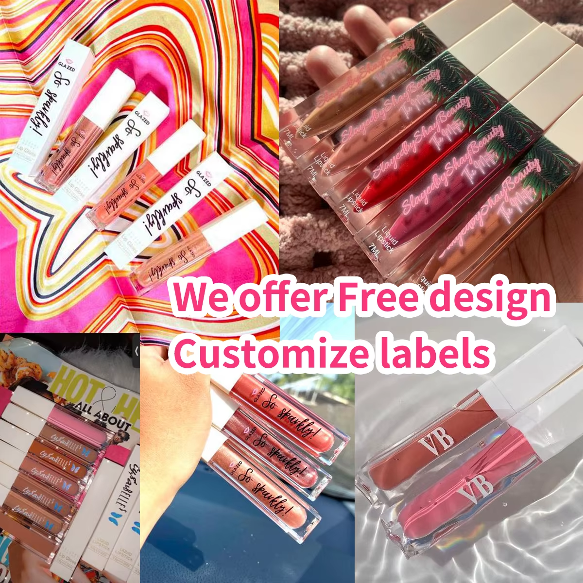 Hottest Creamy Lipgloss Clear Nude Color Lipgloss with High Quality Lipgloss Packaging Box
