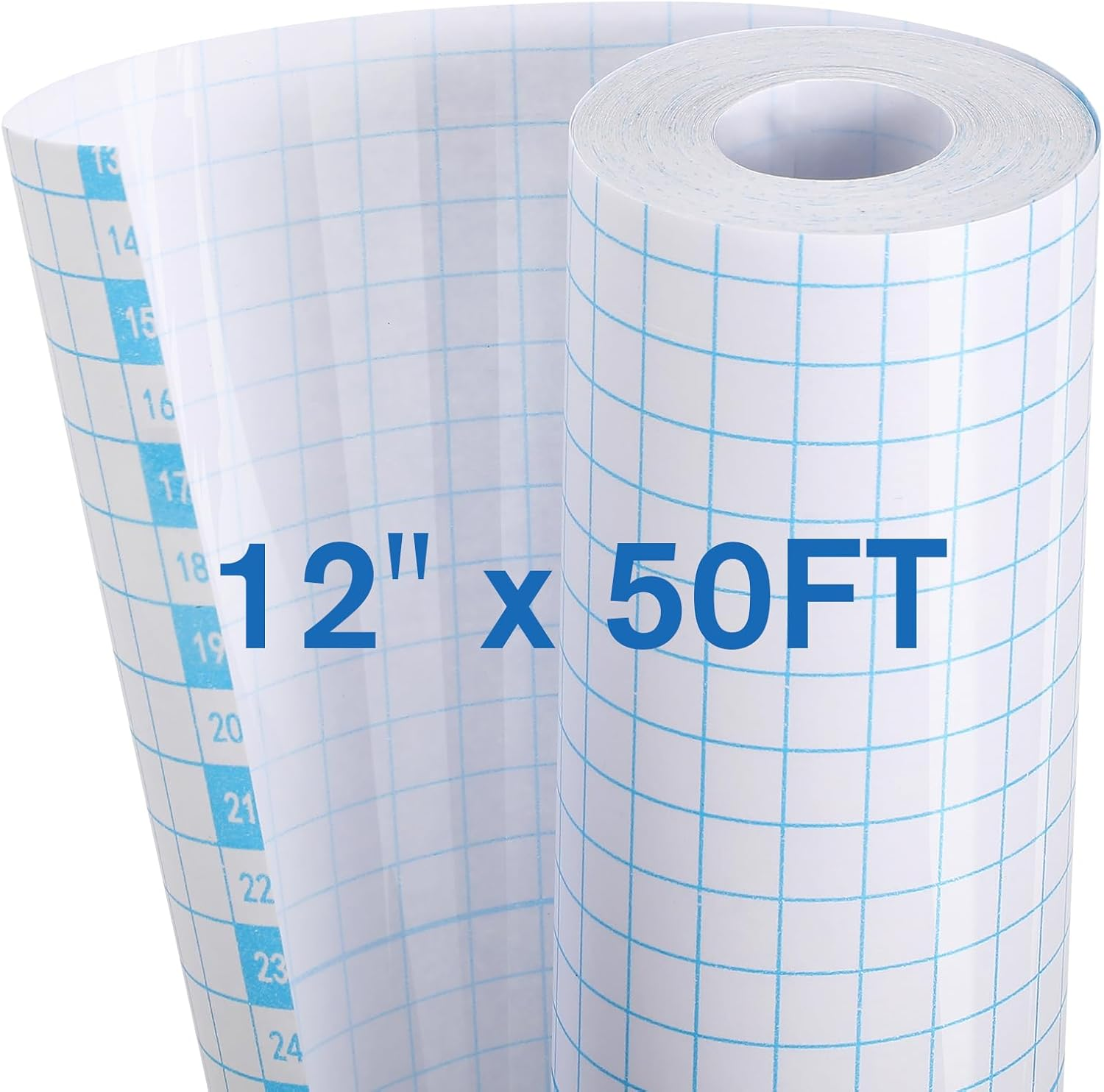 Self Adhesive Laminating Roll 12" X 50FT, Self Laminating Sheets | Transparent Self Sealing Laminating Film for Stickers, Clear Vinyl Laminate for Crafts, No Heat, No Laminator Machine Needed