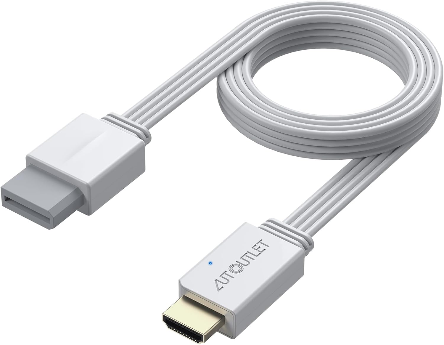 Wii to HDMI Converter Cable 1080P 5ft for Nintendo Wii Wii U HDTV Monitor HD Out