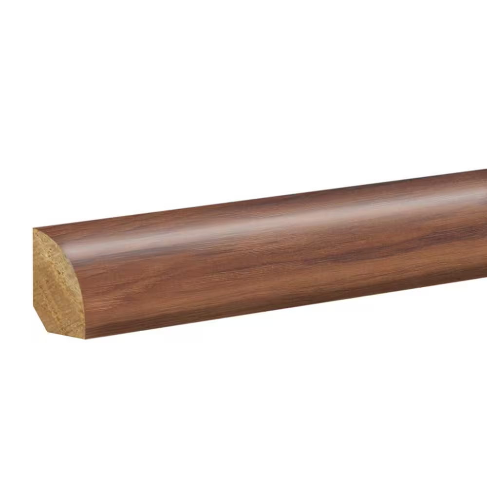 Ikaika Koa 0.62 In. T X 0.75 In. W X 94.5 In. L Textured Wood Look Laminate Moulding/Trim Quarter round Molding