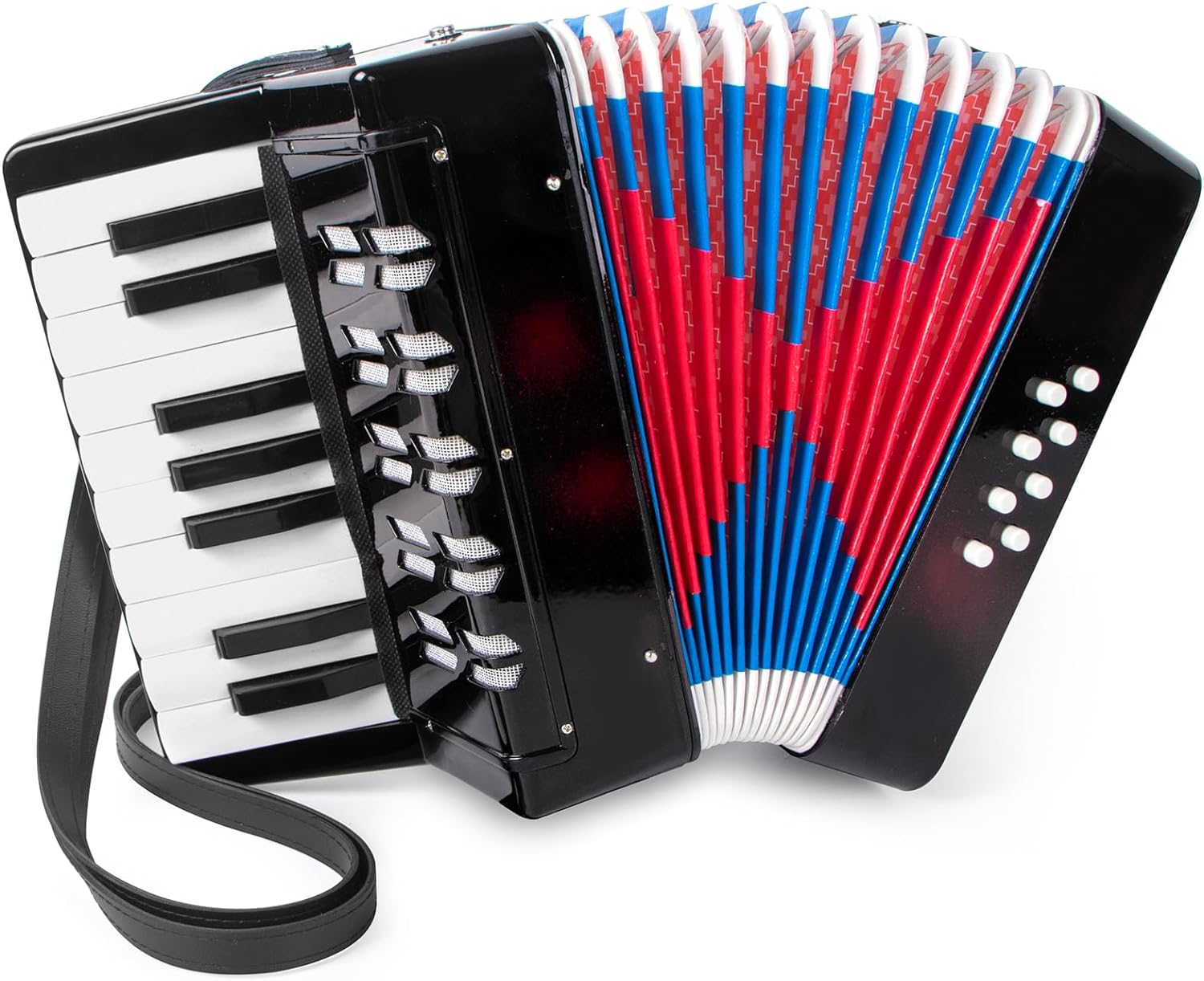 Accordion, 17 Keys Piano Accordion for Kids Students 8 Bass with