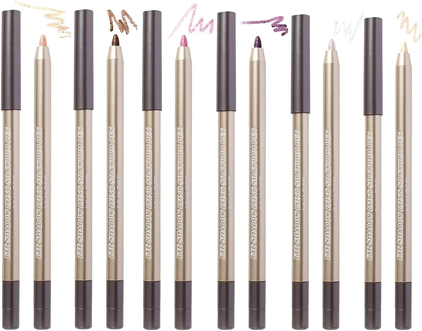 EnMart Eyeshadow Stick, Glitter Smooth Eyeshadow Pen, Matte Eye Shadow Stick,... - Picture 13 of 15