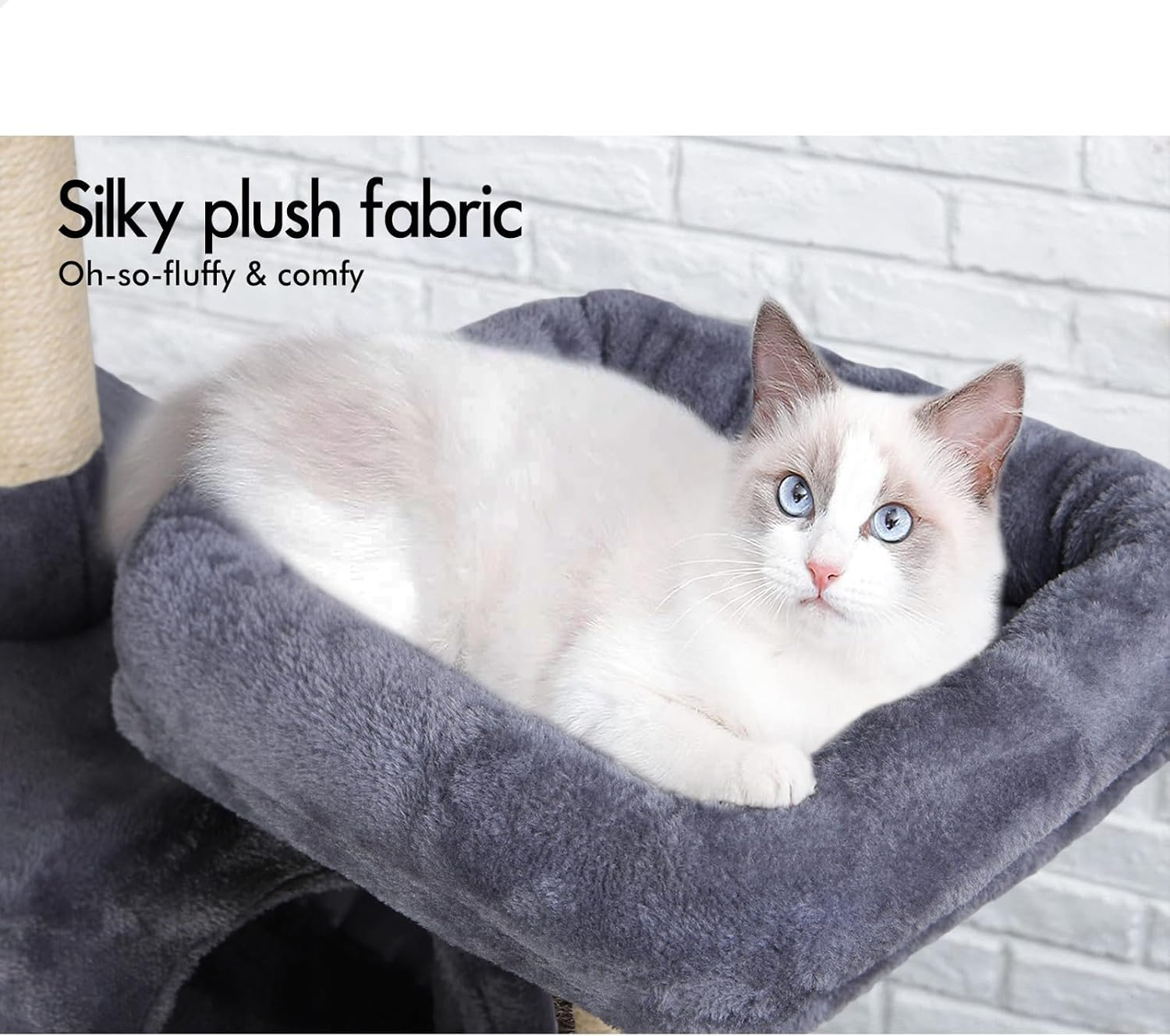 BEASTIE Cat Tree Play Tower 184cm Tall, Multi-Story Kittens Scratching Post T... - Picture 7 of 14