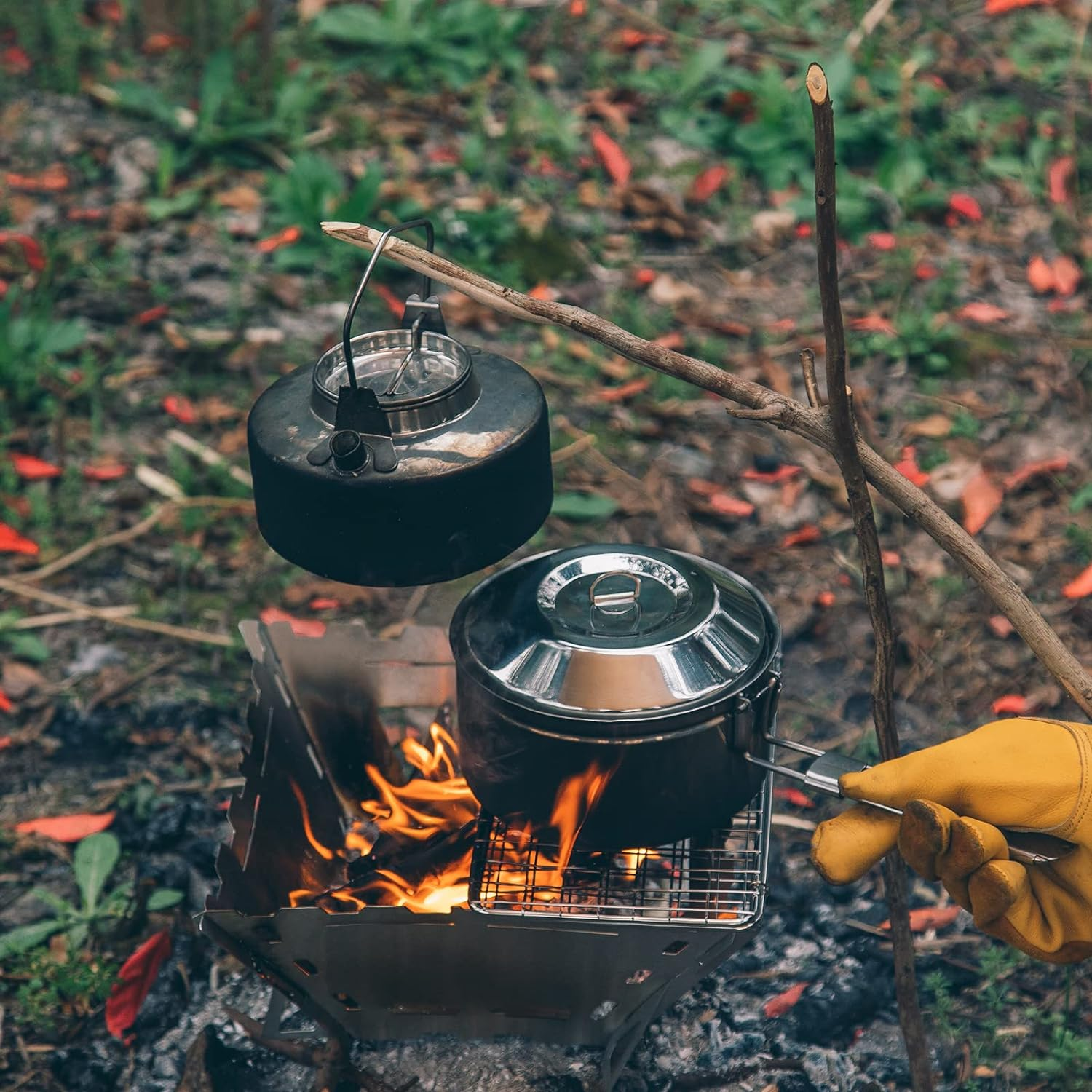 Fire-Maple Antarcti Stainless Steel Kettle and Pot Set 1.0L Camping Kettle an... - Picture 4 of 15