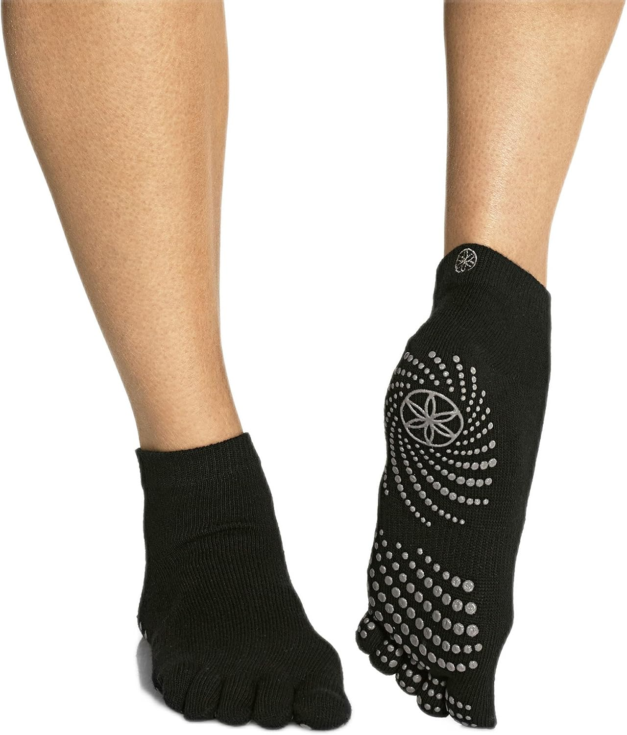 Gaiam Grippy Yoga Socks for Women & Men – Full Toe Non Slip Sticky Grip Acces... - Picture 11 of 13