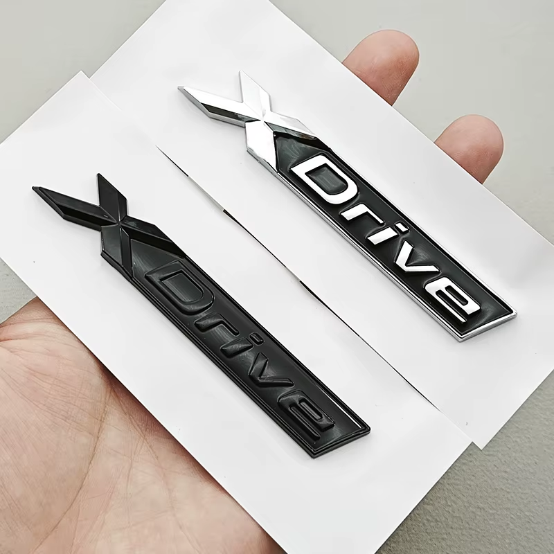 3D ABS xDrive Emblem Badge for BMW 3 5 Series X1 X3 X5 Trunk Sticker