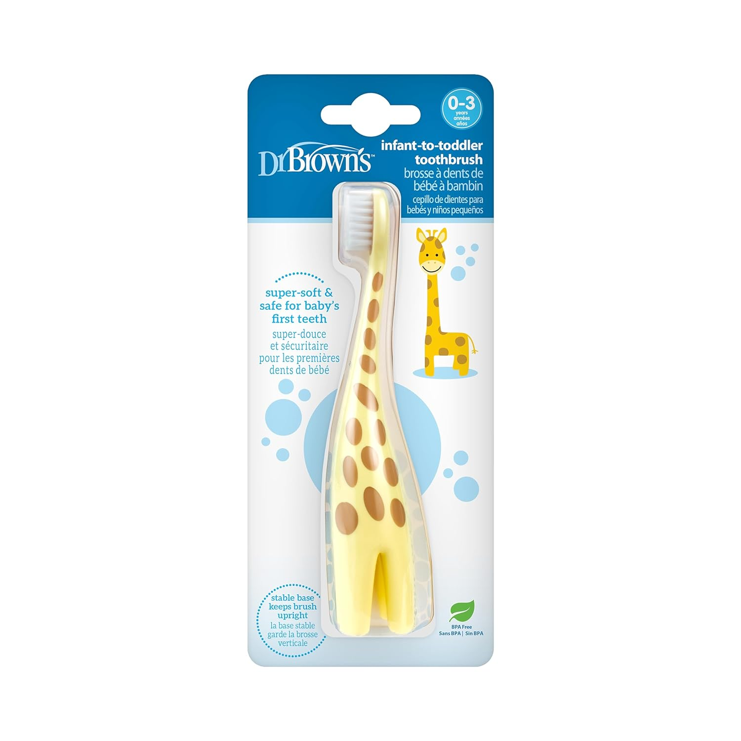Infant-to-Toddler Toothbrush, Giraffe