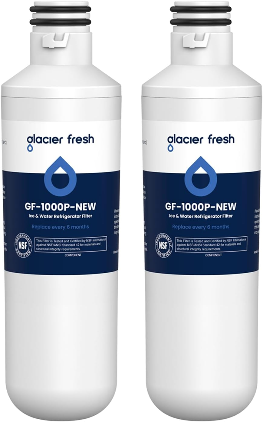 Water Filter LT1000PC Replacement for Refrigerator, Compatible with LT1000PC/PCS, LT1000PC, LT-1000PC, MDJ64844601, ADQ747935 ADQ74793504 Water Filter (2 Pack)