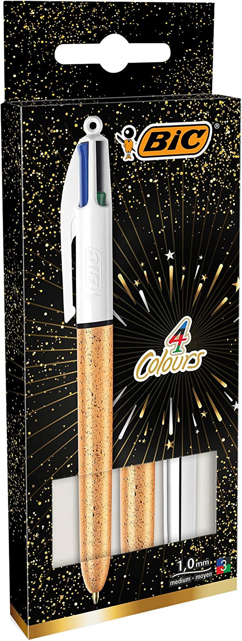 BIC 4 Colours Pens All In One, Multi Coloured Pens All In One, Retractable Ba... - Picture 9 of 13