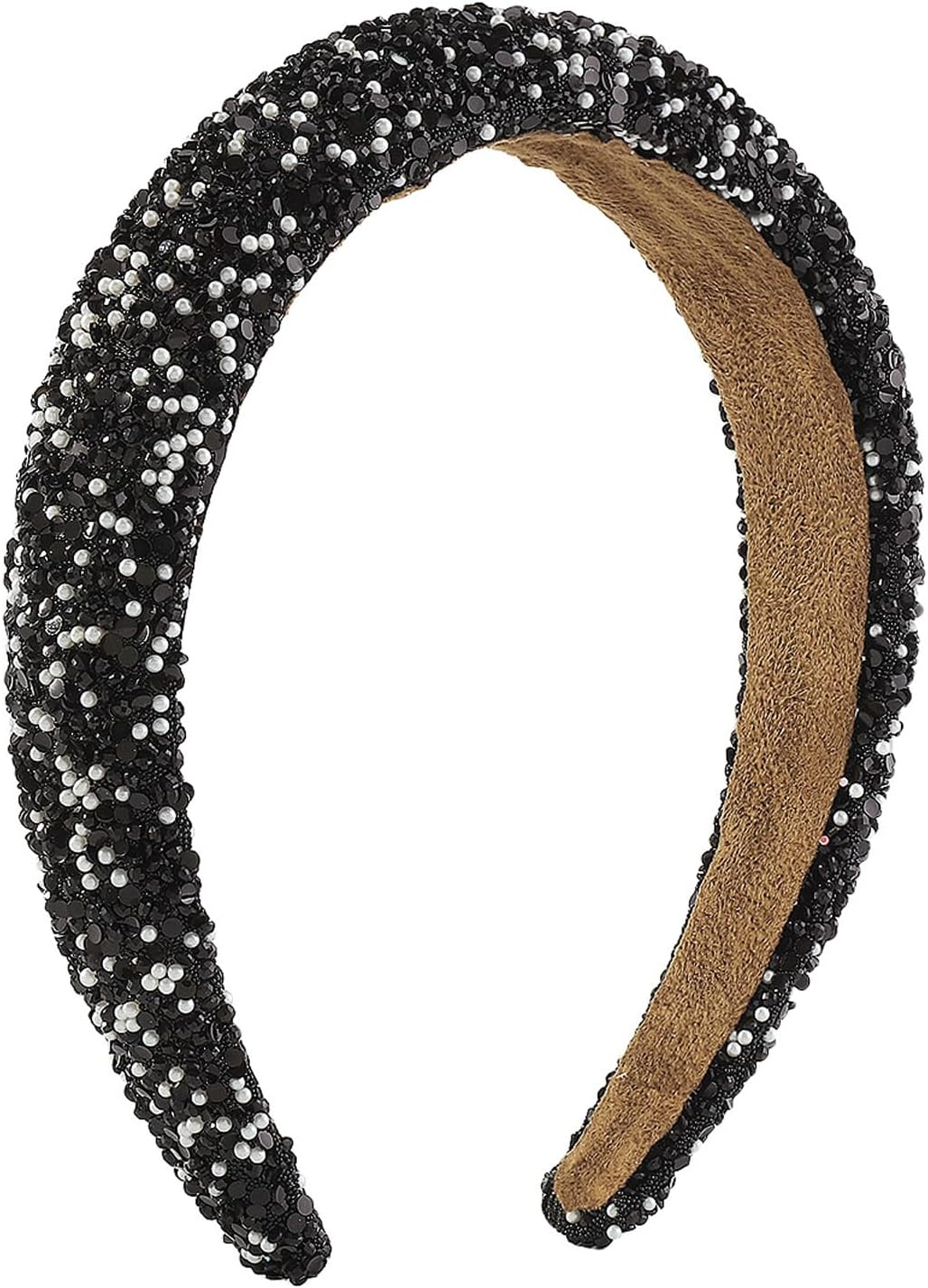 AWOCAN Rhinestone Headbands for Women Diamond Bling Rhinestone Wide Hairband ... - Picture 7 of 13