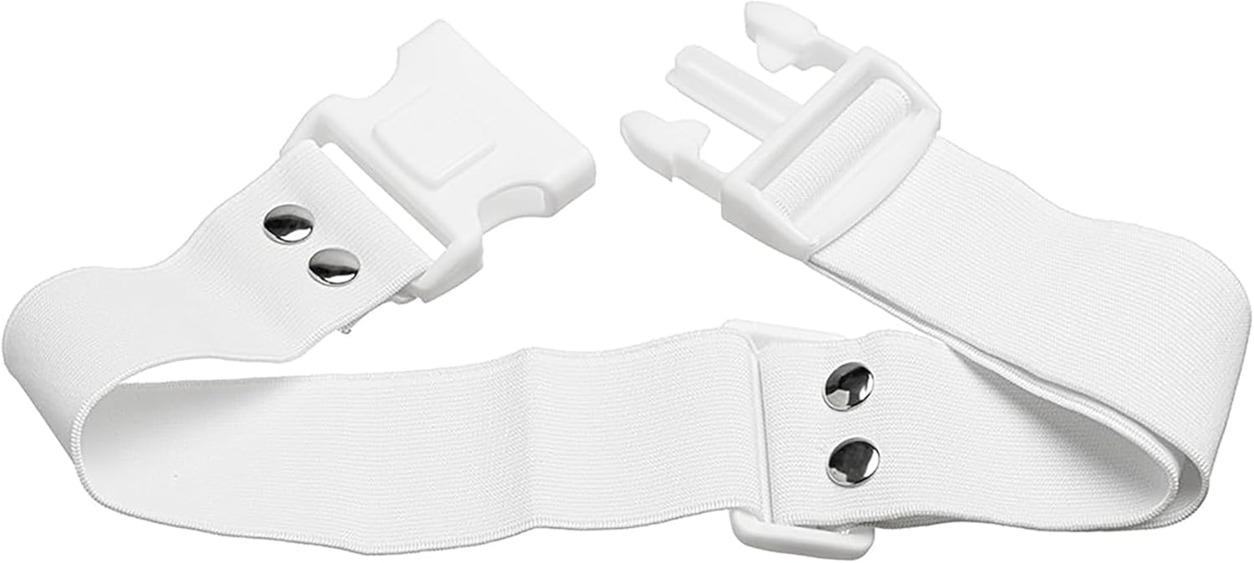 Modefa Ihram Belt - Elastic Unsewn Adjustable Waist Ihram Belt for Men - Hajj Essentials for Men - White