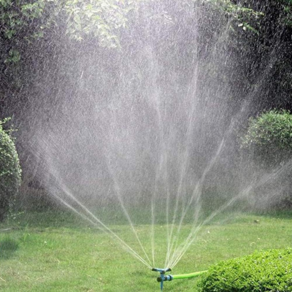 Garden Sprinkler, 360 Degree Rotating Lawn Sprinkler Large Area Coverage 