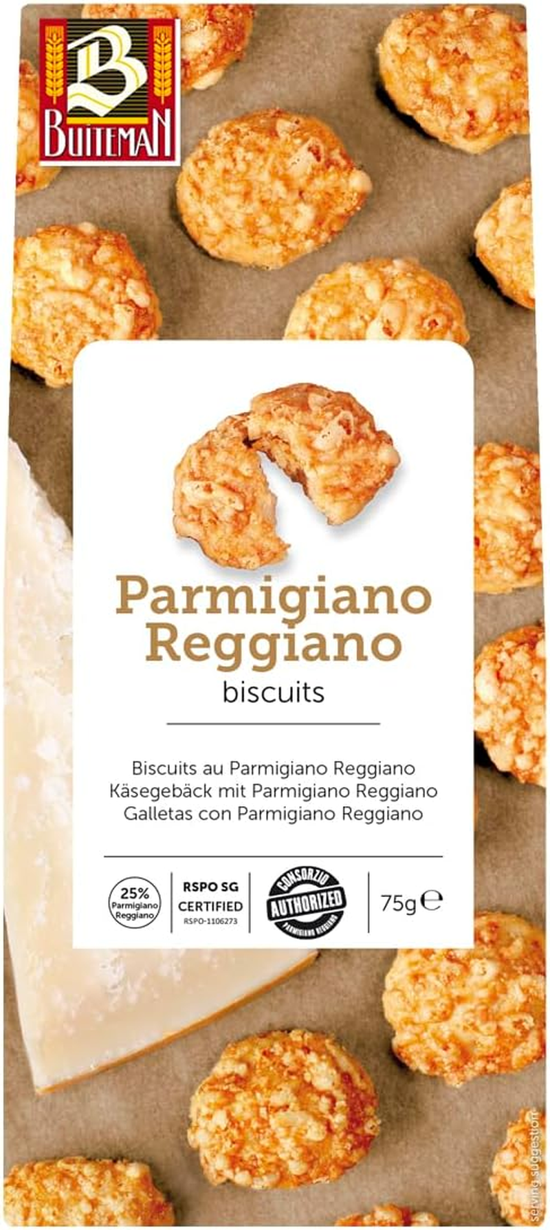 Parmigiano Reggiano Biscuits 75G