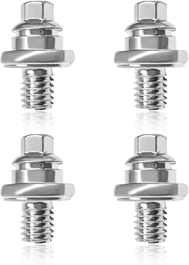 Wevdn 4 PCS Side Post Battery Terminal Bolts, 3/8-16 Stud Thread 4 PCS, Short
