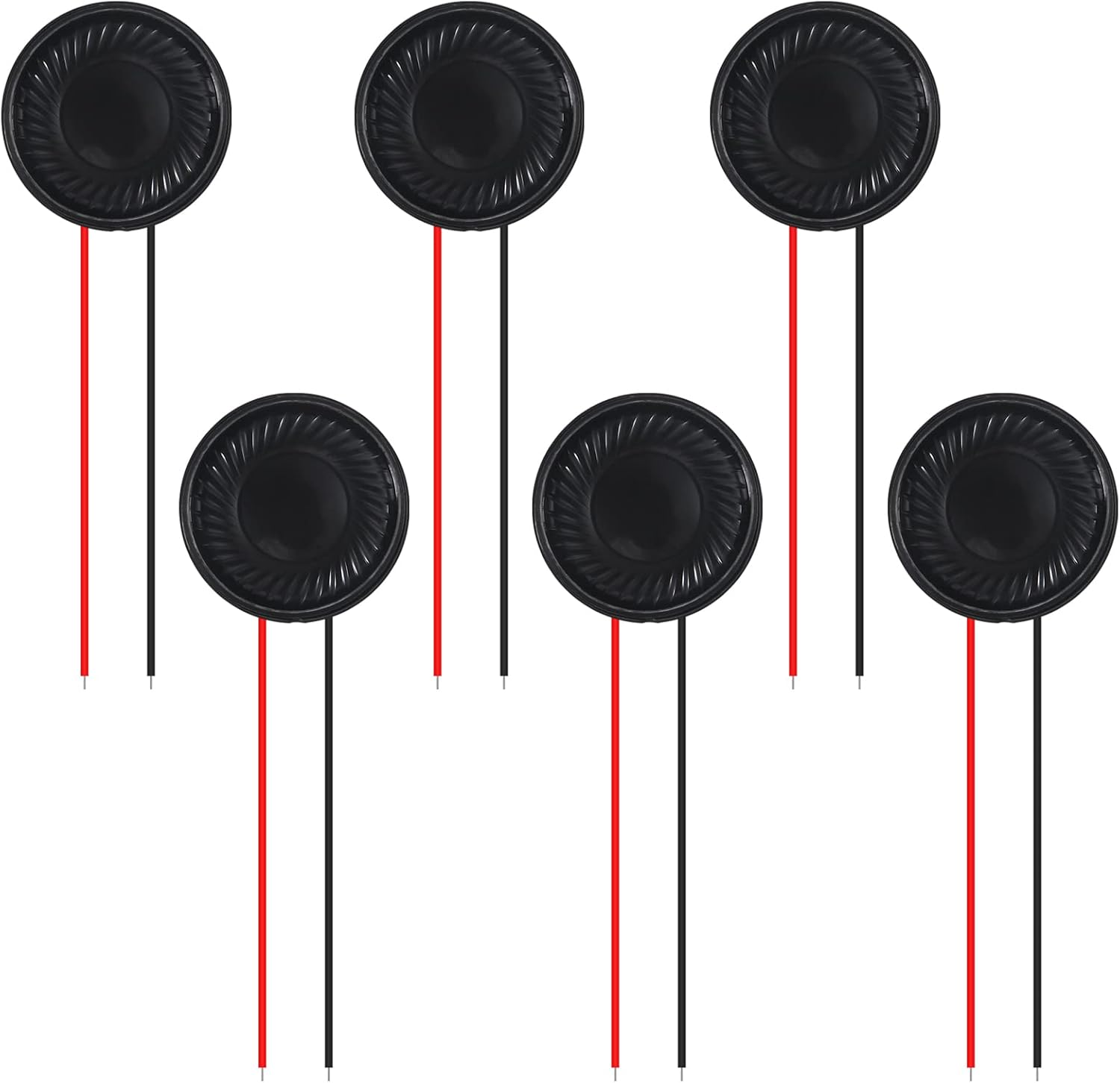 6Pcs 8 Ohm 2W Speaker 8ohm Round 28mm Loud Speakers Compatible 8