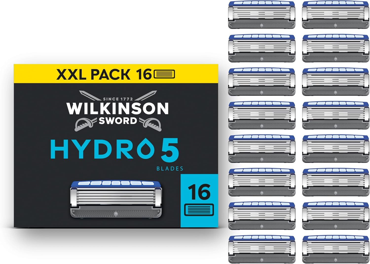 Wilkinson Sword Hydro 5 Men’S Razor Blade Refills, 16 Pack