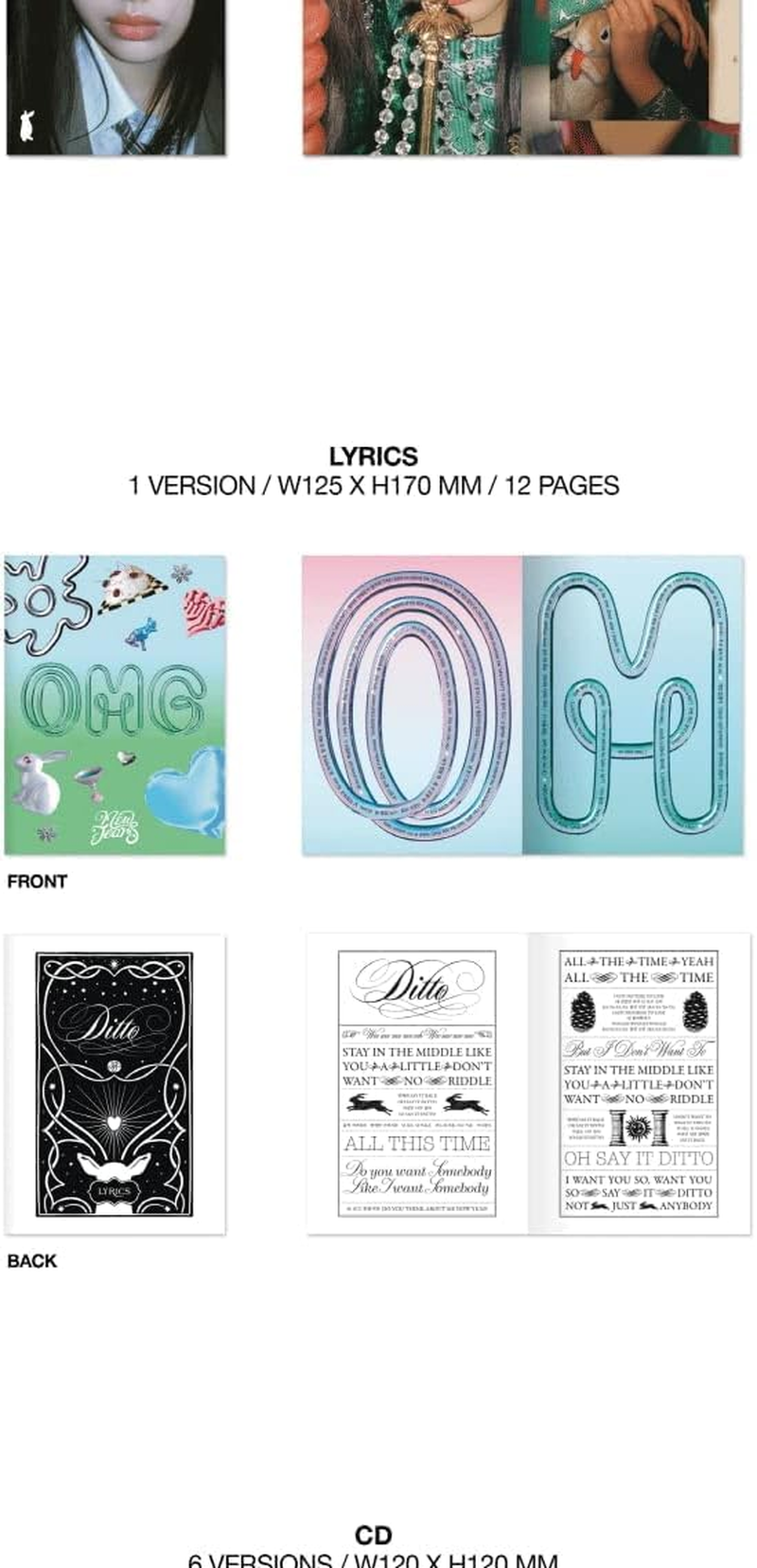 NewJeans OMG 1st Singile Album Message Card Version CD+Photobook+Message Card... - Picture 6 of 17
