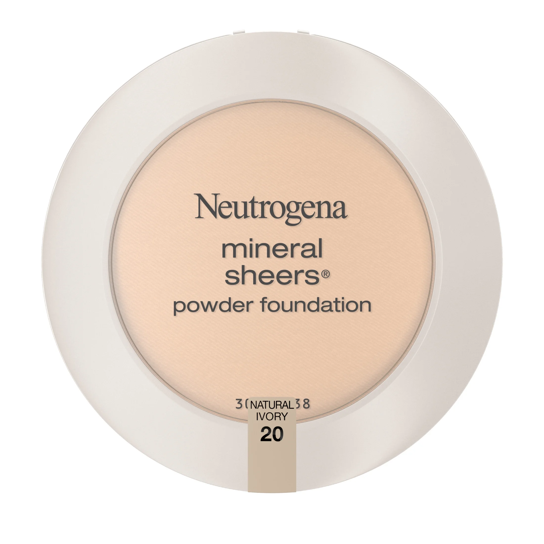 Mineral Sheers Powder Foundation, Natural Ivory 20,.34 Oz