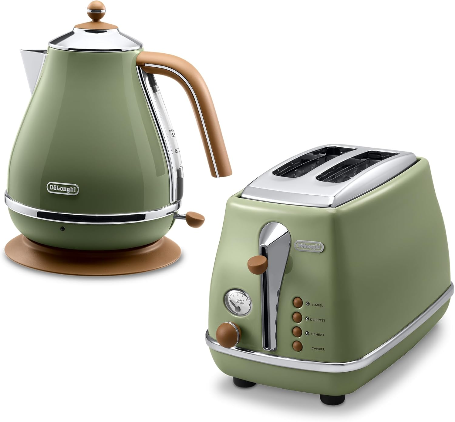 De'Longhi Icona Vintage Kettle and Toaster Pack