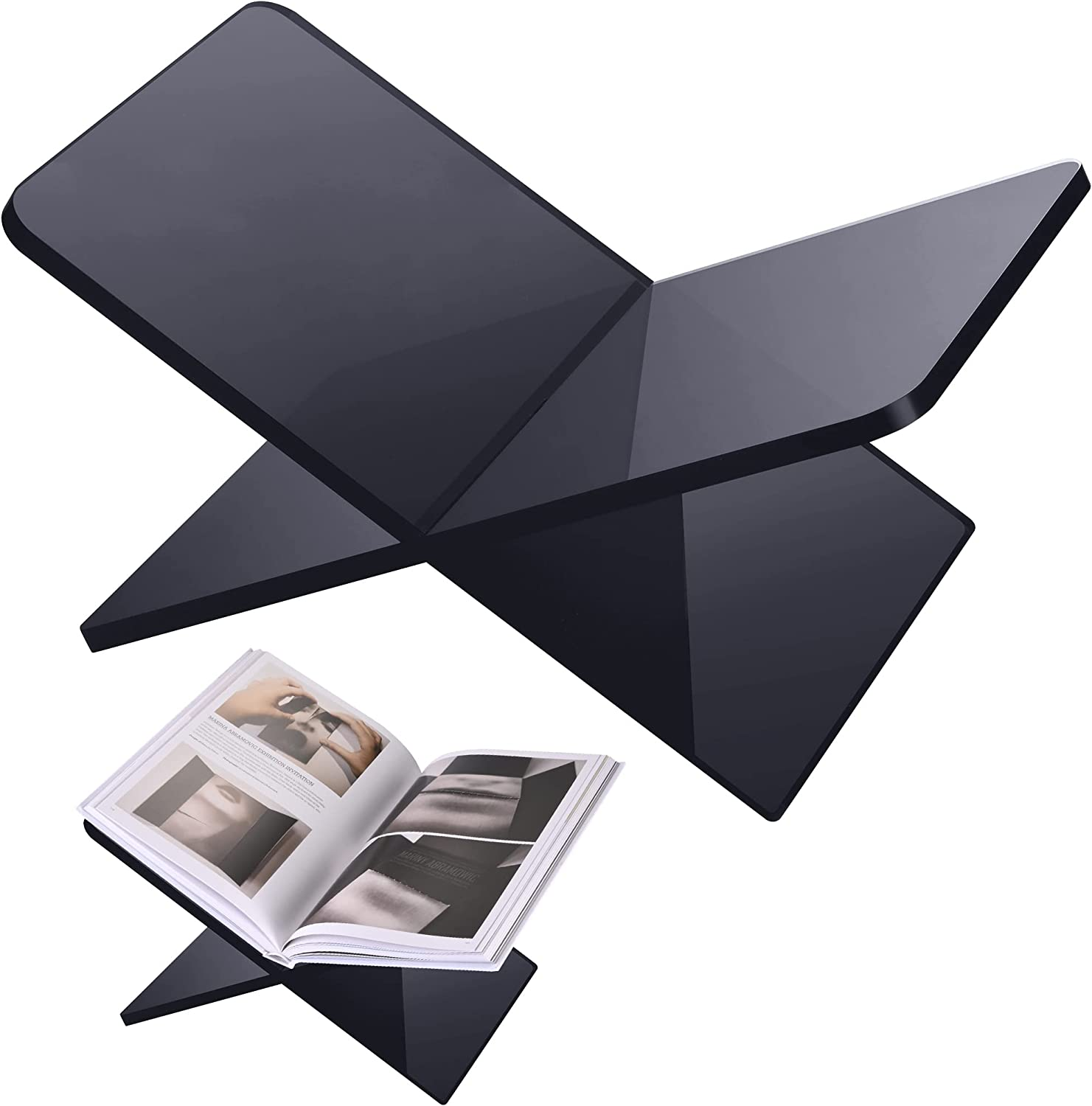 DECORANY Acrylic Book Holder 28 x 18 x 15 cm Open Large Book Display Stand fo... - Picture 10 of 17