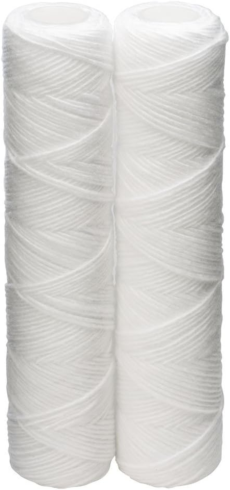 CW-F Sediment Replacement Cartridge Polypropylene Cord-Wound, 10 Micron, 12,000 Gallon Capacity, 2-Pack