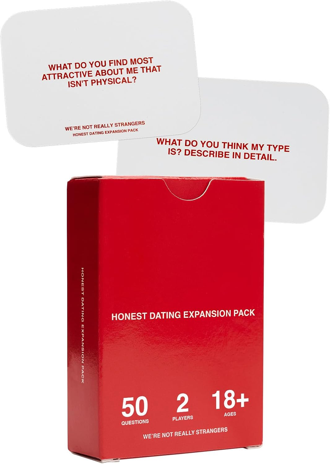Honest Dating Expansion Pack Card Game – 50 Cards & Wild Cards – Conversation Cards for Couples, Adults, & Teens for Date Nights & Game Nights, Ages 18+, 2 Players
